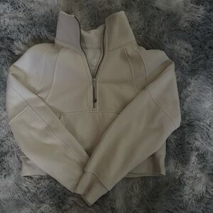 Lululemon Scuba Oversized Funnel Neck (Bone color) (XS/S)